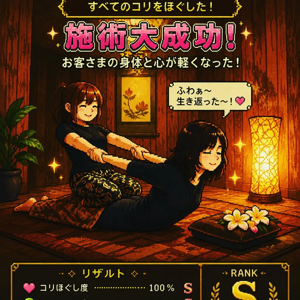 【つくば】【リンパマッサージ】【タイ古式】【マッサージ】
